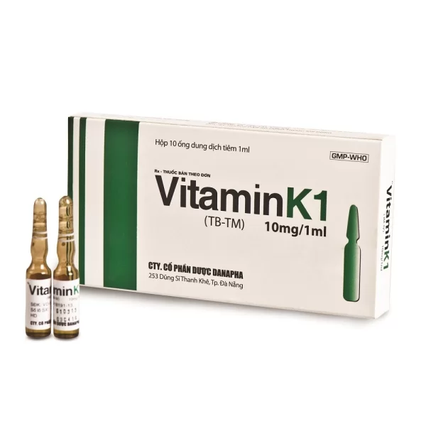 Solution for injection Vitamin K1 10mg/1ml Danapha (10 ampoules/box)